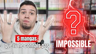 5 MANGAS que tu ne connais pas IMPOSSIBLE [upl. by Mahmoud]