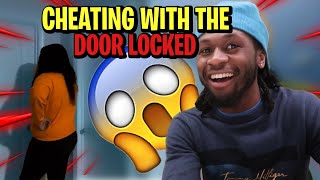 Cheating With The Door Locked Prank On Girlfriend Extremely Funny [upl. by Ellehcsar]