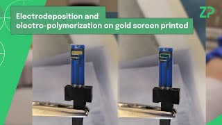 Electrodeposition and electropolymerization on gold screen printed [upl. by Aihsetal]