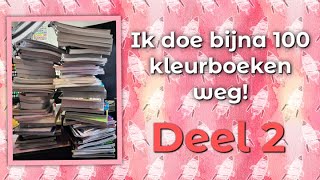 IK DOE BIJNA 100 KLEURBOEKEN WEG 2  2024 [upl. by Eiramyma]