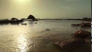 Stock Video Footage of Caesarea pool ruins in Israel [upl. by Rexanna]