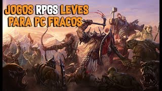 JOGOS RPG ONLINE LEVES PARA PC FRACO [upl. by Eldorado]