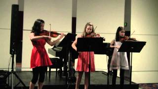 Pachelbels Canon in D major for three violins [upl. by Ailb]