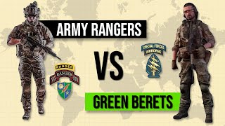 Army Rangers vs Green Berets Special Forces [upl. by Kcirre843]