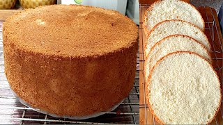 Vanilla Sponge Cake Recipe  Sponge Cake Recipe  Simple Vanilla Cake [upl. by Ogren396]