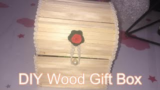 DIY Wood Gift Box  Gift Box Ideas  Wood Box [upl. by Laurinda]