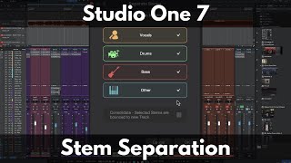 Studio One 7 Stem Separation [upl. by Gati]