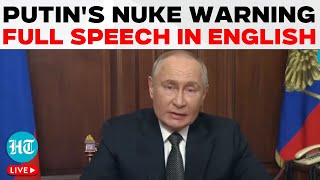 LIVE Putin Speech In English Russian President Issues Second Nuclear Warning To West  Trump  US [upl. by Celestyn98]