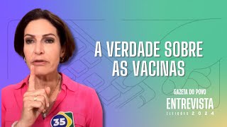 Cristina Graeml se irrita ao falar de vacinação quotVou processarquot [upl. by Anaidirib]