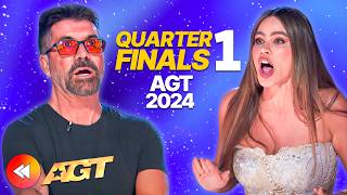 NEW Americas Got Talent ✨ Quarterfinals 1 ALL PERFORMANCES 🤩  AGT 2024 🇺🇸 [upl. by Brenda]