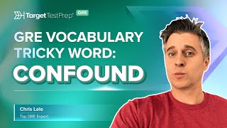 GRE Vocabulary Tricky Words Series 📗 Confound [upl. by Zilef]