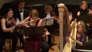 Mozart Concerto for Flute Harp and Orchestra in C major K 299  complete  LIVE [upl. by Nitsirk]