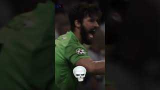 Alisson Becker 🇧🇷🔥🔥☠️ futbol soccer brazil premierleague goalkeeper cr7 messi saves [upl. by Grewitz289]