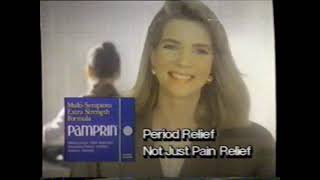 1987 Pamprin quotNot just pain reliefquot TV Commercial [upl. by Blakelee74]