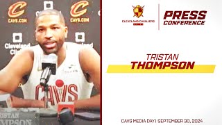 Tristan Thompson Cavaliers Are Hungry After Last Seasons Ending Left Them Feeling Pissed Off [upl. by Yenobe]