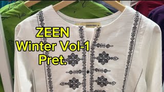 Zeen Winter Vol1 Ready to Wear Collection 2024  Zeen Winter Pret Collection [upl. by Rudd]