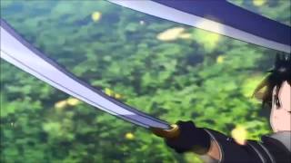 Sword Art Online Ep 20 Kirito vs General Eugene [upl. by Odnamra]