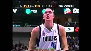 Dirk Nowitzki 39 Points Vs NJ Nets 200102 [upl. by Norrek]