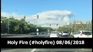 Holy Fire in Trabuco Canyon CA [upl. by Jo-Anne]