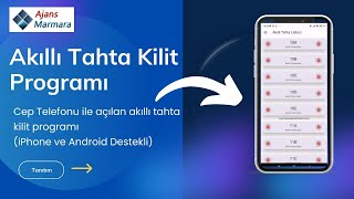 Akıllı Tahta Kilit Programı  Cep Telefonu Destekli [upl. by Malvina]