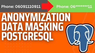 How to Anonymization and Data Masking for PostgreSQL in Ubuntu 2204 LTS Server [upl. by Albemarle]