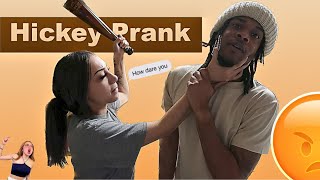 HICKEY PRANK ON GF CRAZY REACTION 🫨 [upl. by Htes]