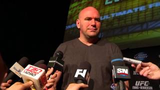 UFC 161 Dana White PreFight Media Scrum [upl. by Merl]