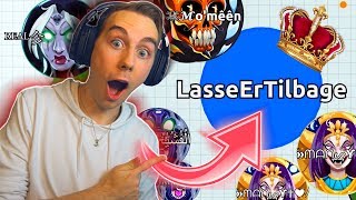 LASSE ER 1 IGEN  Lasse spiller AGARIO [upl. by Adiaroz]