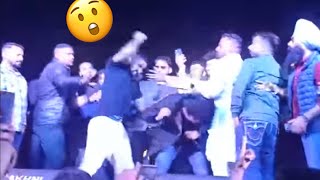 Prem Dhillon live show attack  prem Dhillon fight on stage [upl. by Yllil]