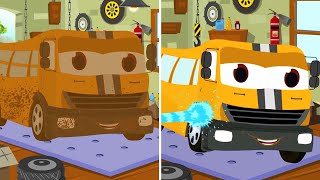 Car Videos For Kids 🚗 Fantastic Vehicles at Car Wash Centre  Car Cartoons  HooplaKidz Toons [upl. by Aehtela81]