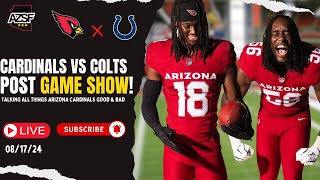 Arizona Cardinals vs Indianapolis Colts Post Game Show [upl. by Liarret]