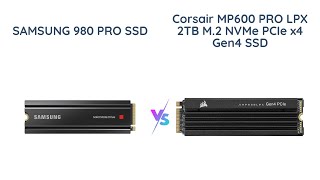 Samsung 980 PRO vs Corsair MP600 PRO LPX Which is the Best SSD for PS5 [upl. by Lener]