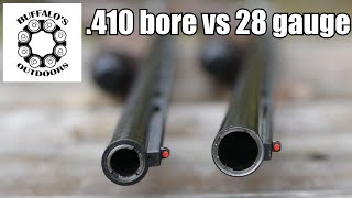 410 vs 28 Gauge  comparison [upl. by Thaddeus446]