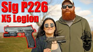 New Sig P226 X5 Legion First Shots The Best Sig Sauer Pistol Ever [upl. by Auoh]