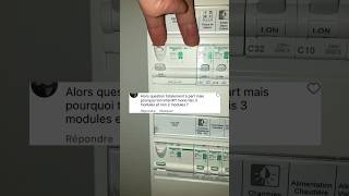 Pourquoi mes interrupteurs différentiels font 3 modules et pas 2 [upl. by Eisaj]