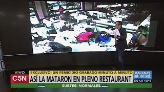 C5N  Policiales Un femicidio grabado minuto a minuto [upl. by Chin801]