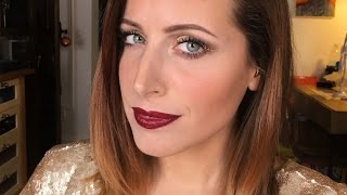 TUTORIAL TRUCCO CAPODANNO 2016 GOLD PEARLS [upl. by Hirsh]