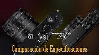 Leica Q3 vs Panasonic Lumix LX10 Una Comparación de Especificaciones [upl. by Latimer]