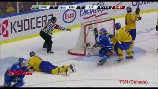 Ristolainen Golden Goal as seen on three telecasts [upl. by Youngran]