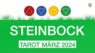 STEINBOCK ♑️ MÄRZ 2024 quotNUTZE EINE NEUE CHANCEquot  TAROT MONATSLEGUNG [upl. by Koller427]