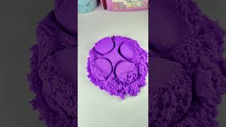 Very Satisfying Video Kinetic Sand Cutting Asmr relaxingkineticsend oddlysatisfying kineticsend [upl. by Kallista]