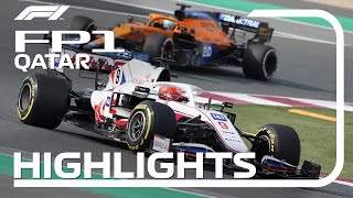 FP1 Highlights  2021 Qatar Grand Prix [upl. by Gavini]