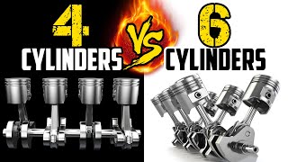 4 vs 6 cylinder V6  Why a 4 Cylinder Car or Truck Engine is the Best Choice For Most People [upl. by Haiacim514]