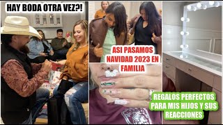 ‼️HAY BODA OTRA VEZ❔‼️ ASÍ PASAMOS NAVIDAD 2023 EN FAMILIA 🎄 [upl. by Aniakudo]