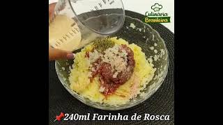 Produção Croquete de carne com Azeitona [upl. by Esinel]