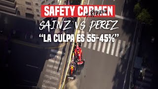 CARLOS SAINZ VS CHECO PÉREZ ¿QUIÉN TIENE LA CULPA DEL ACCIDENTE EN EL GP DE AZERBAIYÁN [upl. by Sueahccaz630]