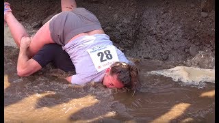 Crazy North American Wife Carrying Championships Extended [upl. by Nuhsar]