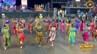 kolattam tamil dance  MTS Biggest Pongal Celebration in USA  tamil dance  dance [upl. by Kingsley]