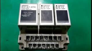 OMRON 61FG1OTE Floatless Level Switch 雙極式液面控制器 61F11 Relay Unit 20150211 宅爸詹姆士 [upl. by Enyr]