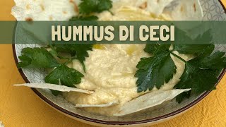 Come fare lhummus di ceci senza tahina  semplice e leggero [upl. by Gottwald180]